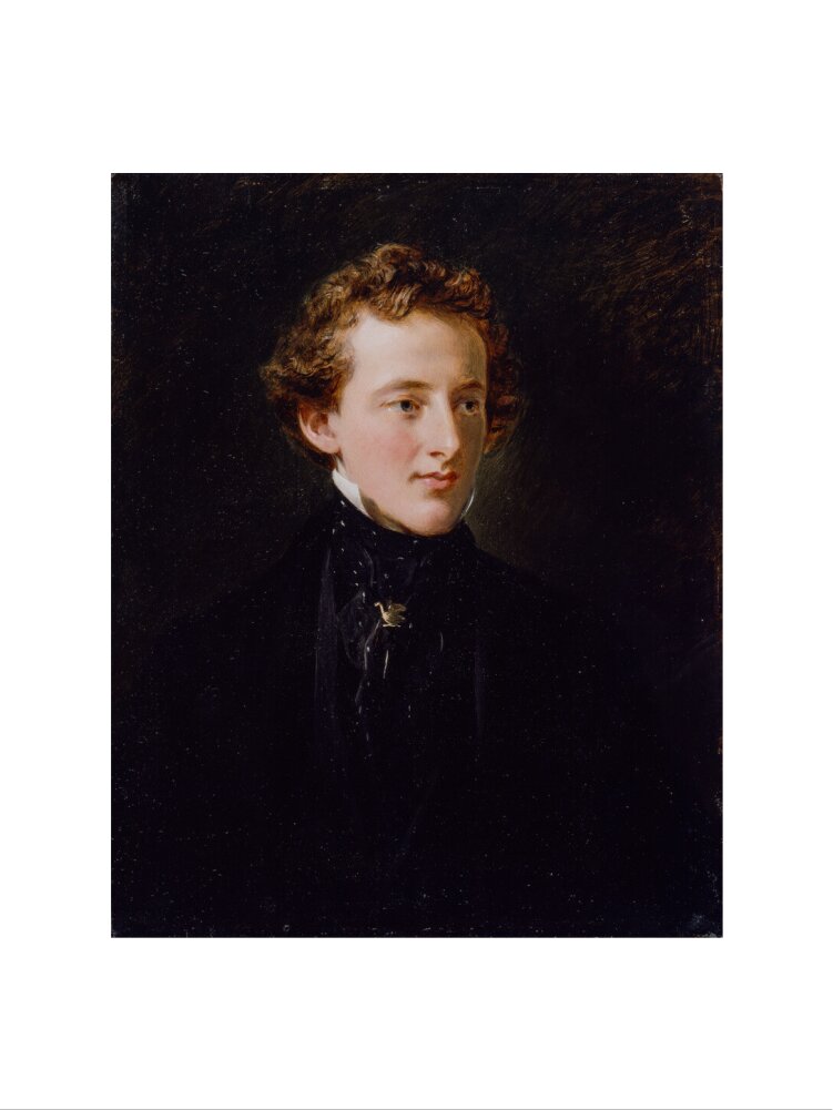Sir john everett millais, 1st bt portrait print (art print, large, no frame)