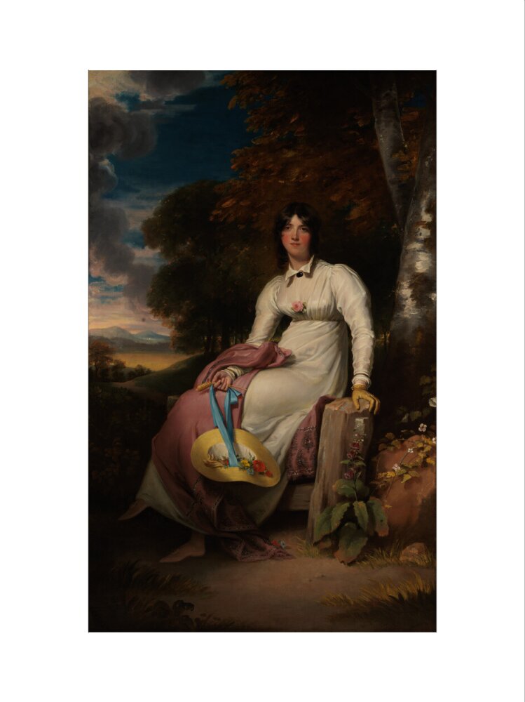 Sophia, lady burdett portrait print (art print, small, no frame)