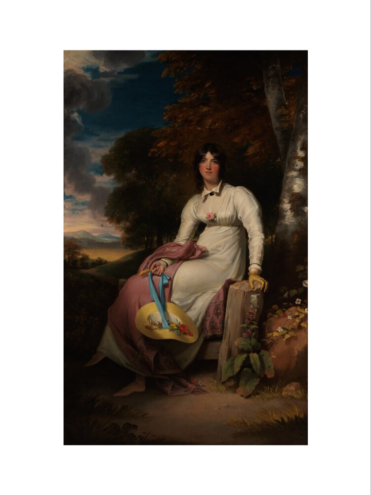 Sophia, lady burdett portrait print (art print, medium, no frame)