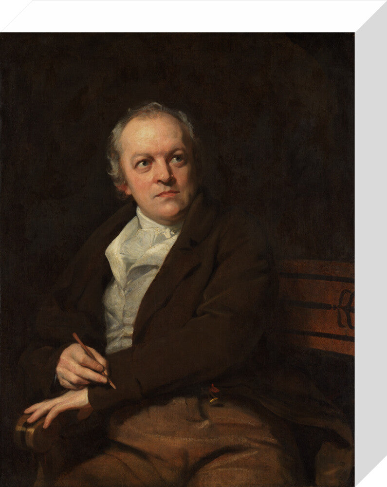 William blake portrait print (stretched canvas, small, no frame)