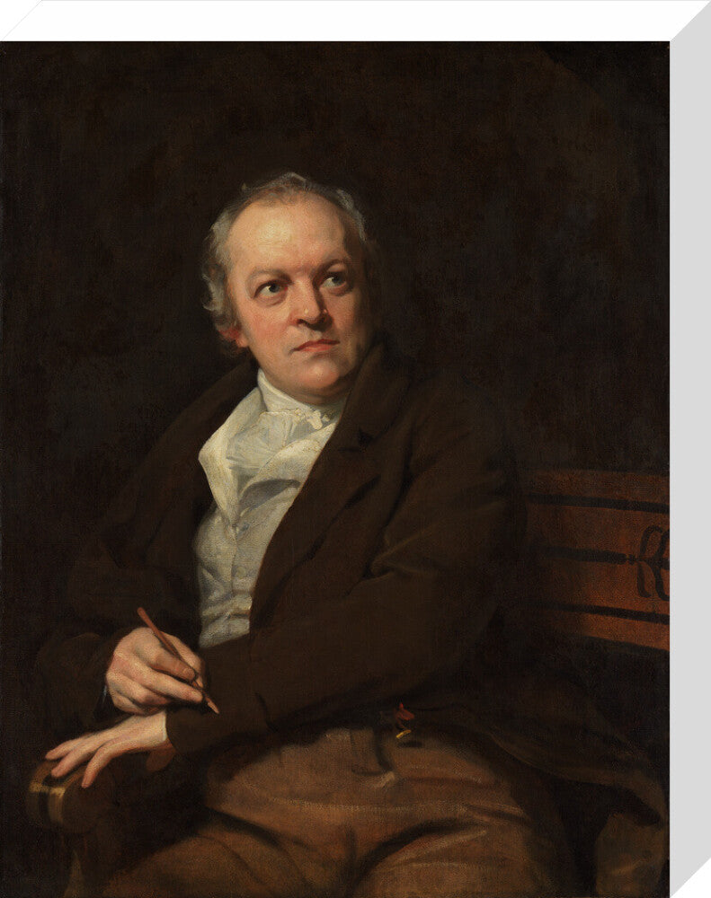 William blake portrait print (stretched canvas, medium, no frame)