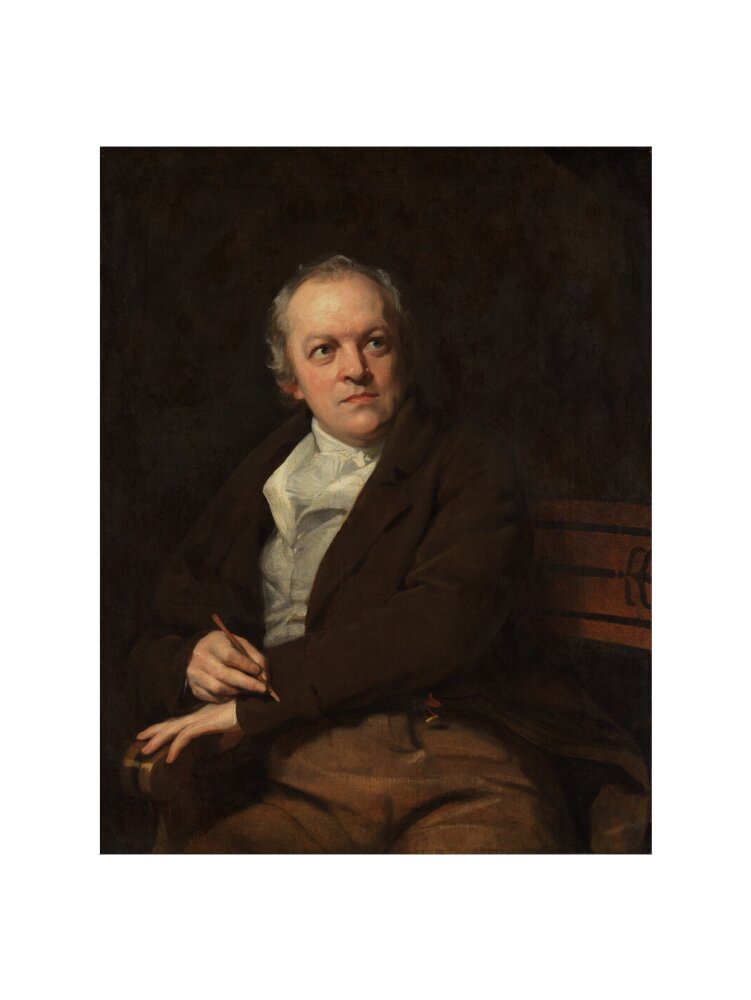 William blake portrait print (art print, small, no frame)