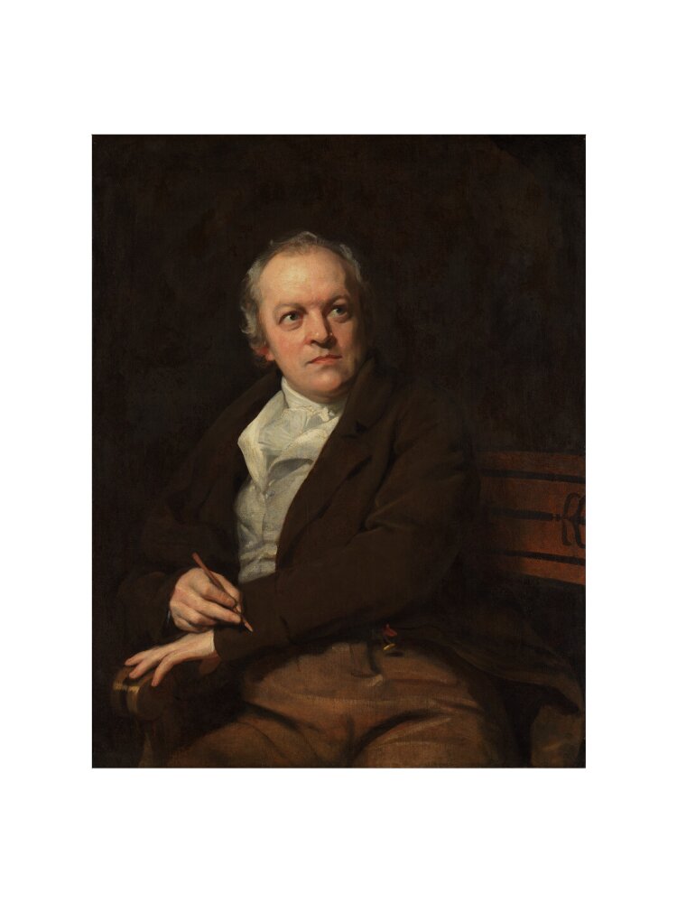 William blake portrait print (art print, medium, no frame)