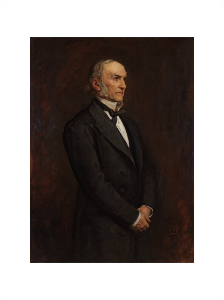 William ewart gladstone portrait print (art print, medium, no frame)