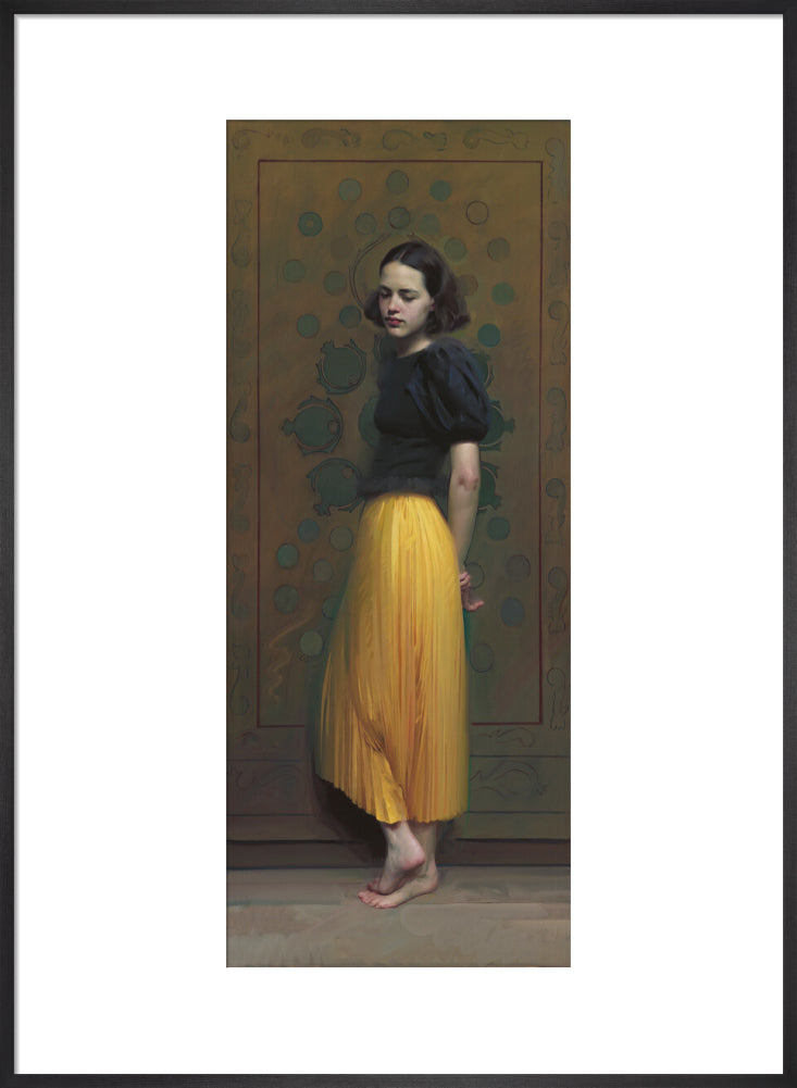 Turning thirteen (art print, large, black frame)