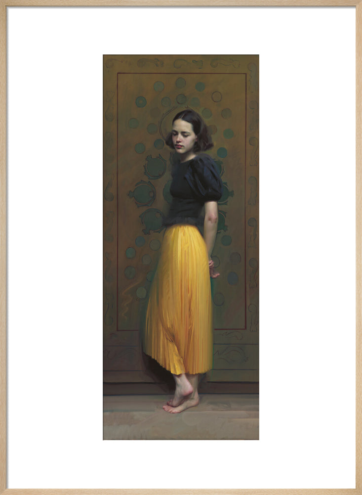 Turning thirteen (art print, large, natural frame)