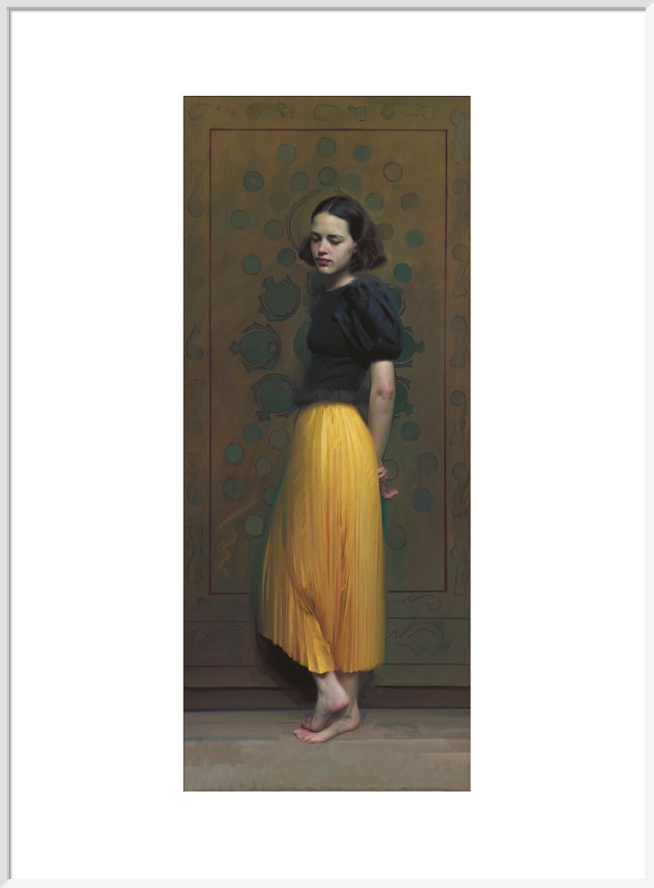 Turning thirteen (art print, extra large, white frame)