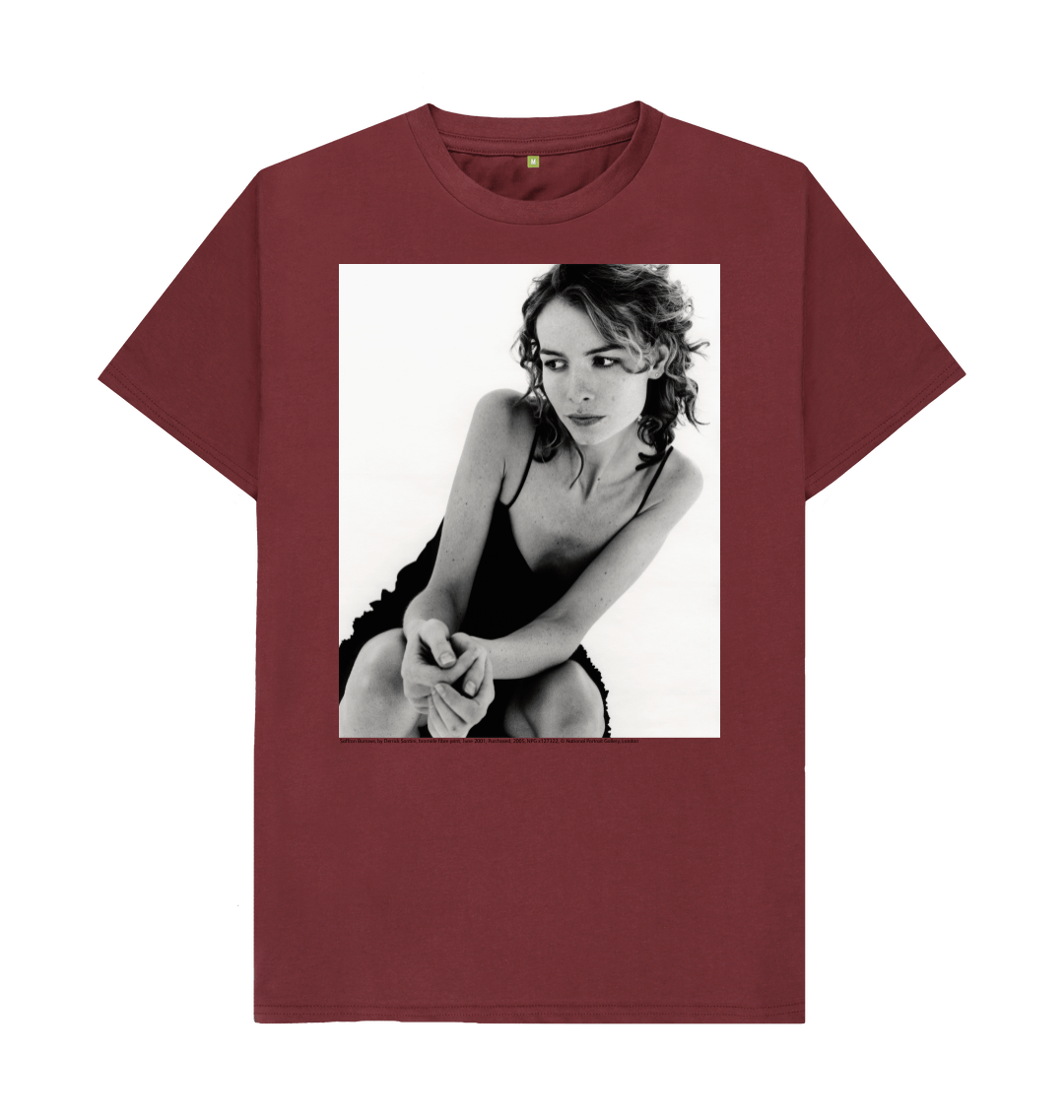 Red wine printed t shirt front