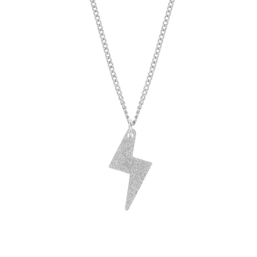 Tatty devine bolt charm pendant silver dust
