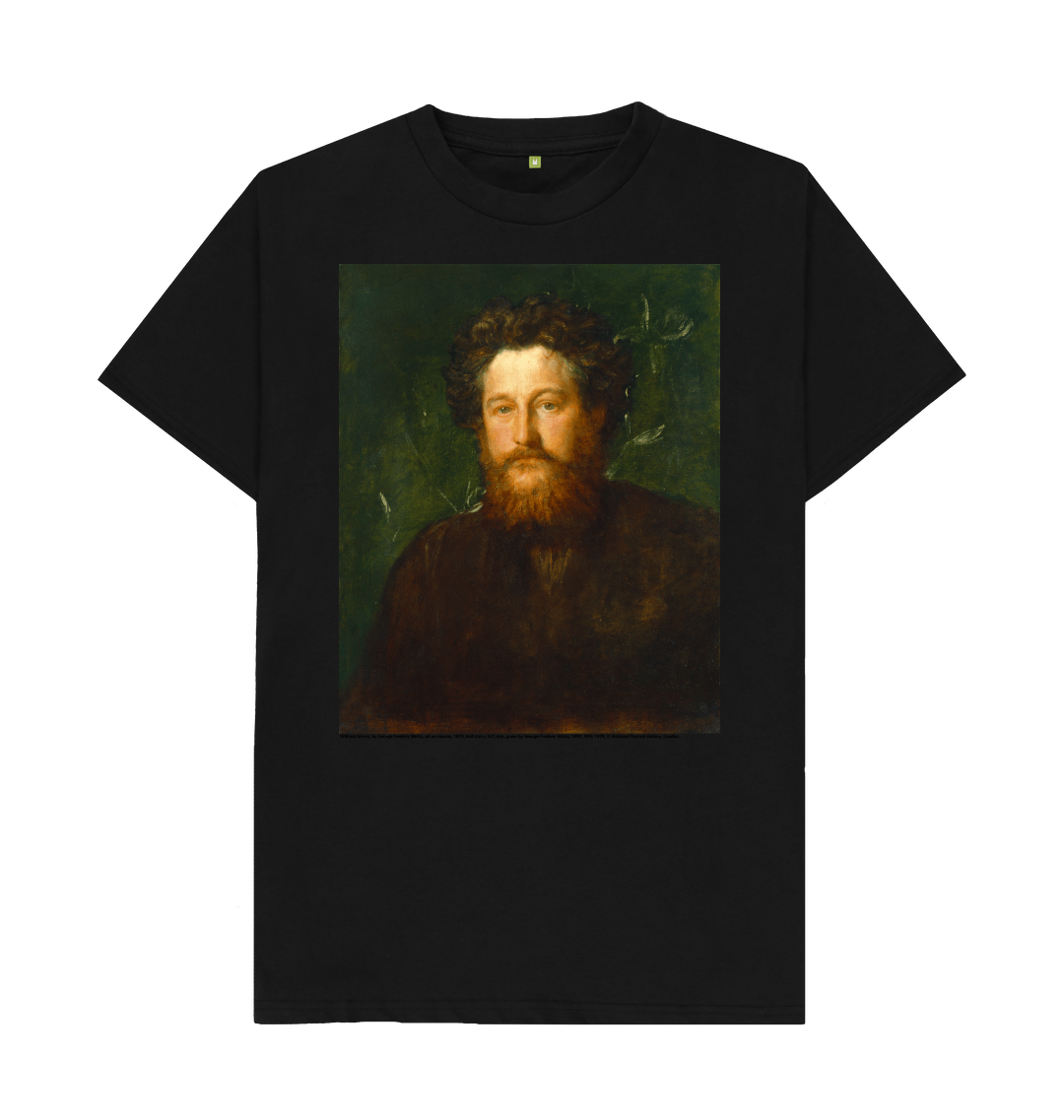 Black printed t shirt front