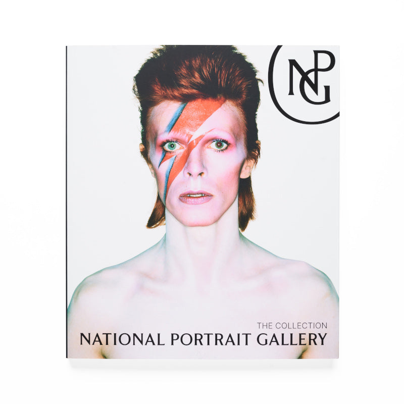 The collection national portrait gallery paperback book cover featuring david bowie,