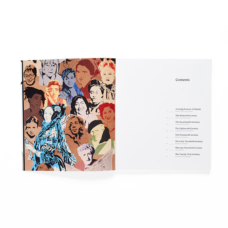 The collection paperback book inside spread 1