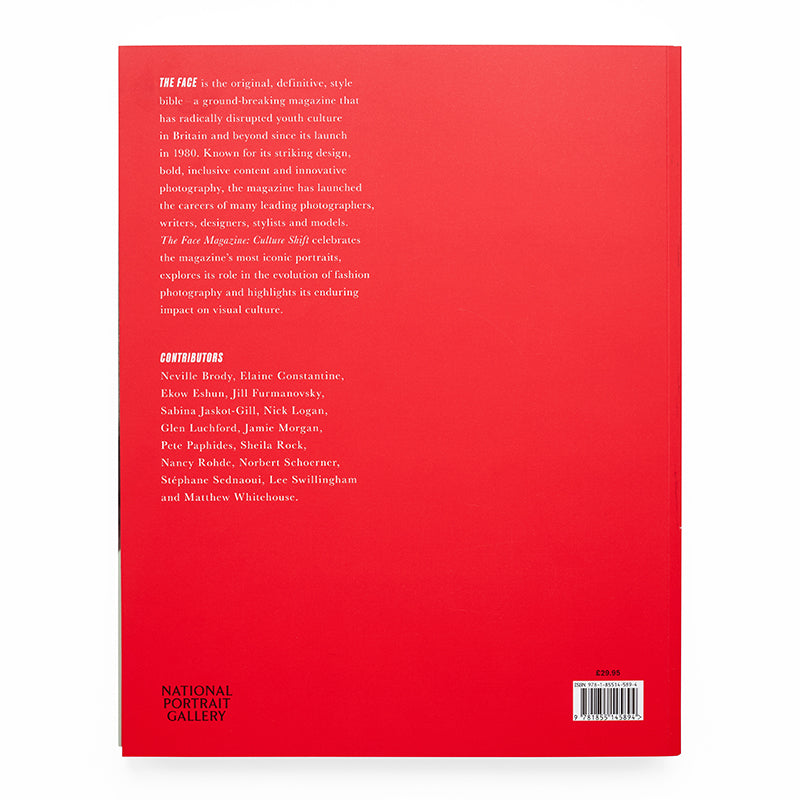The face magazine culture shift catalogue paperback back