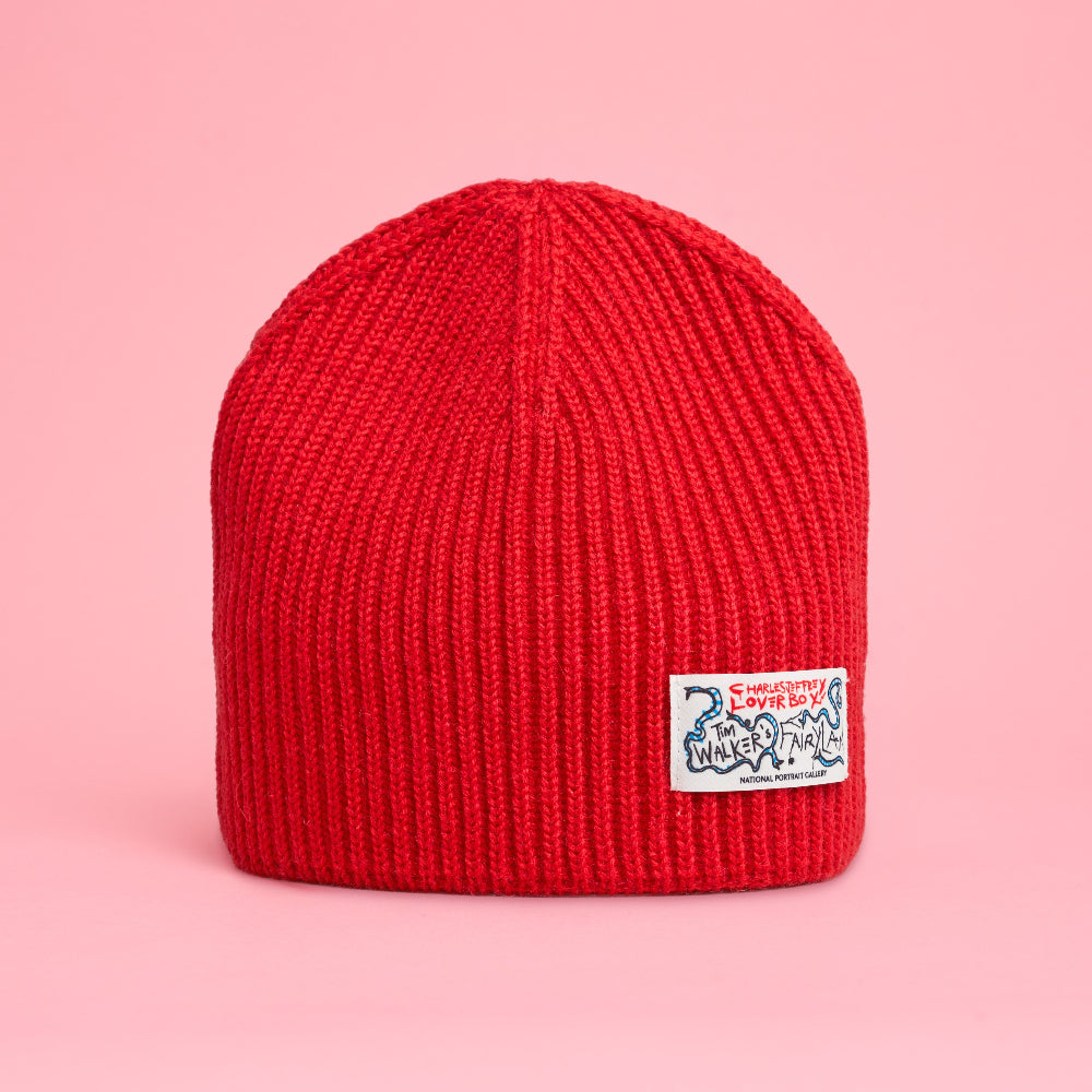 Tim walker charles jeffrey beanie hat red