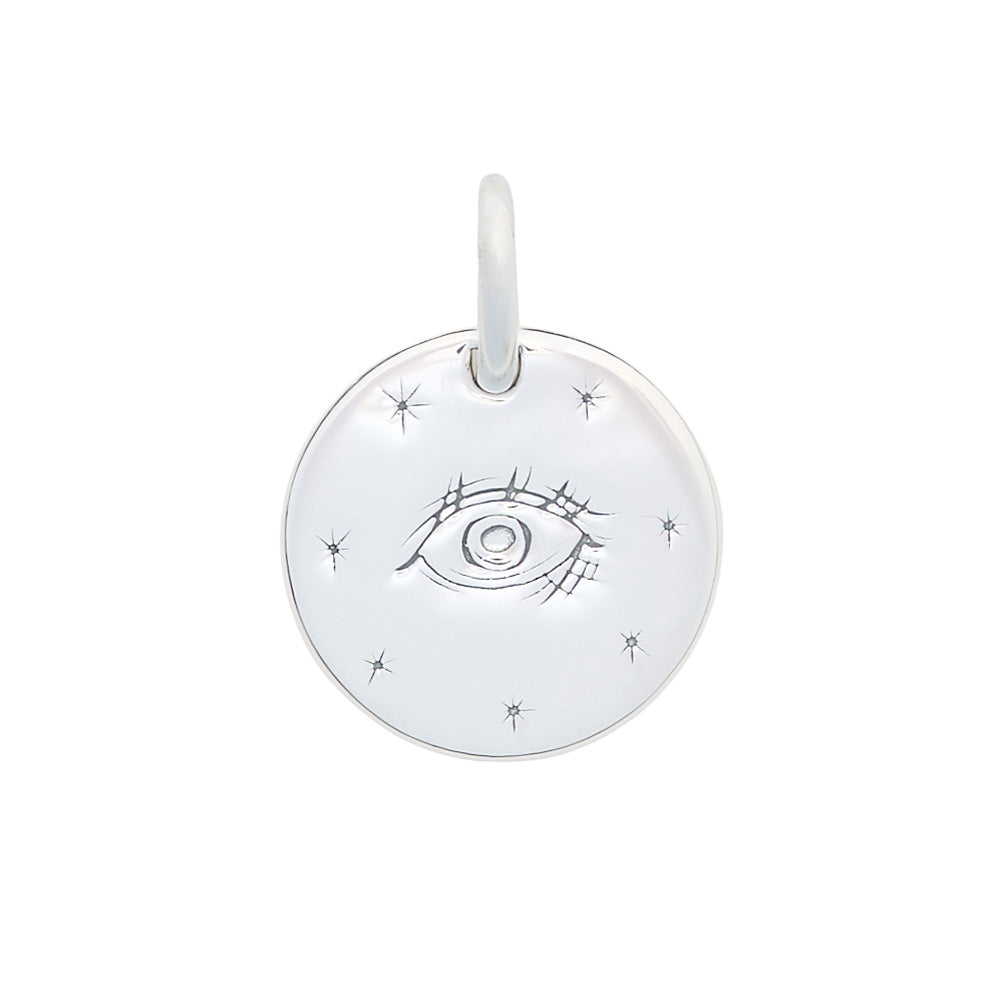 Tim walker pandora eye love you silver dangle front