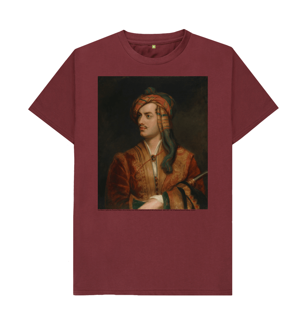 Red wine printed t shirt front
