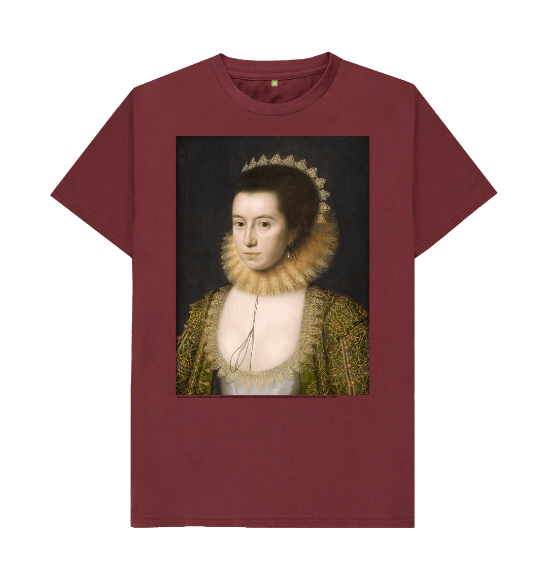 Red wine printed t shirt front