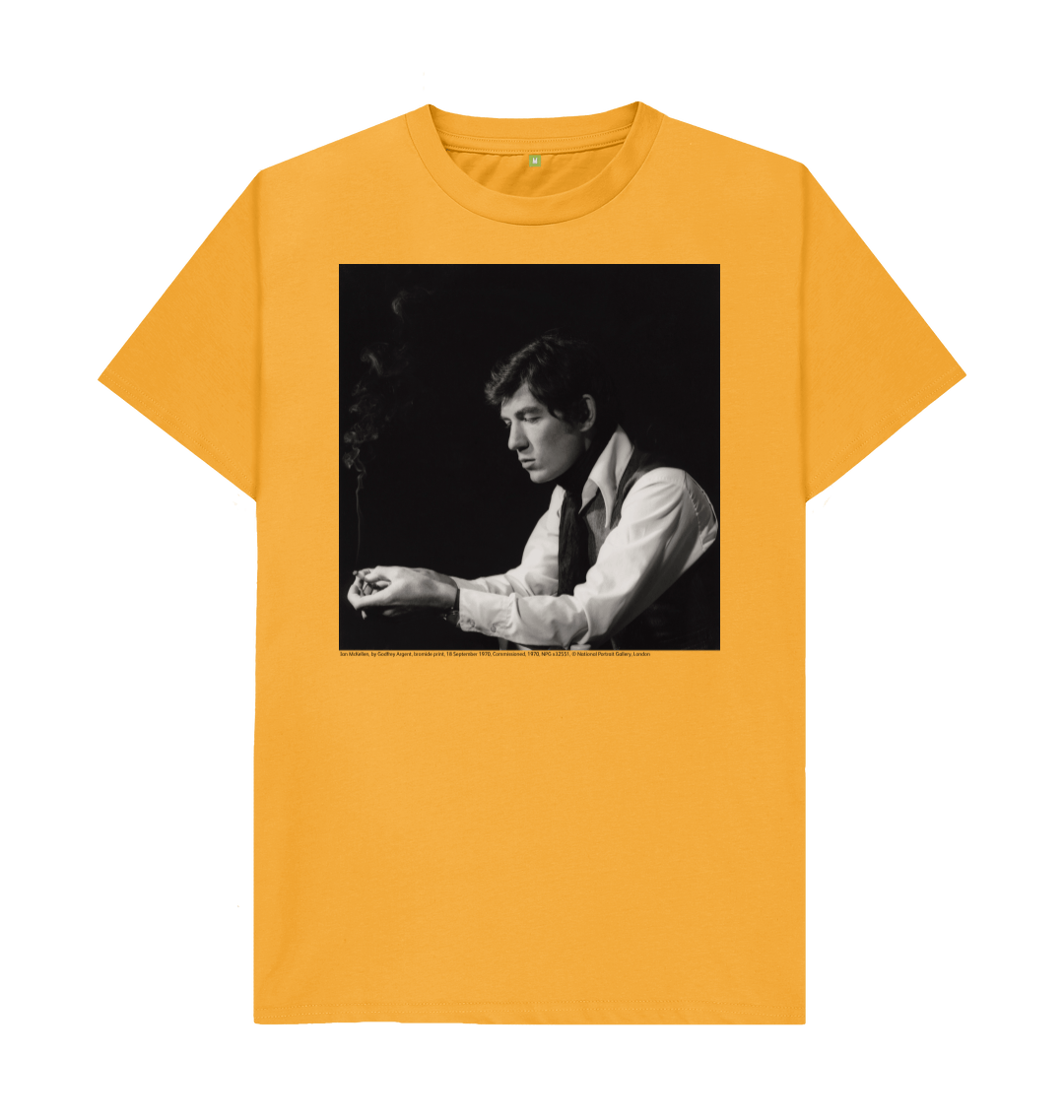 Mustard printed t shirt front