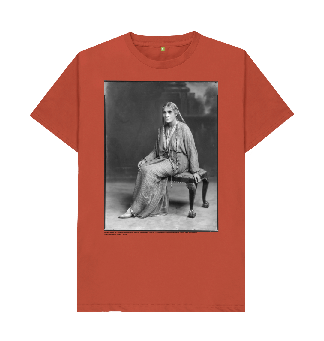 Rust printed t shirt front