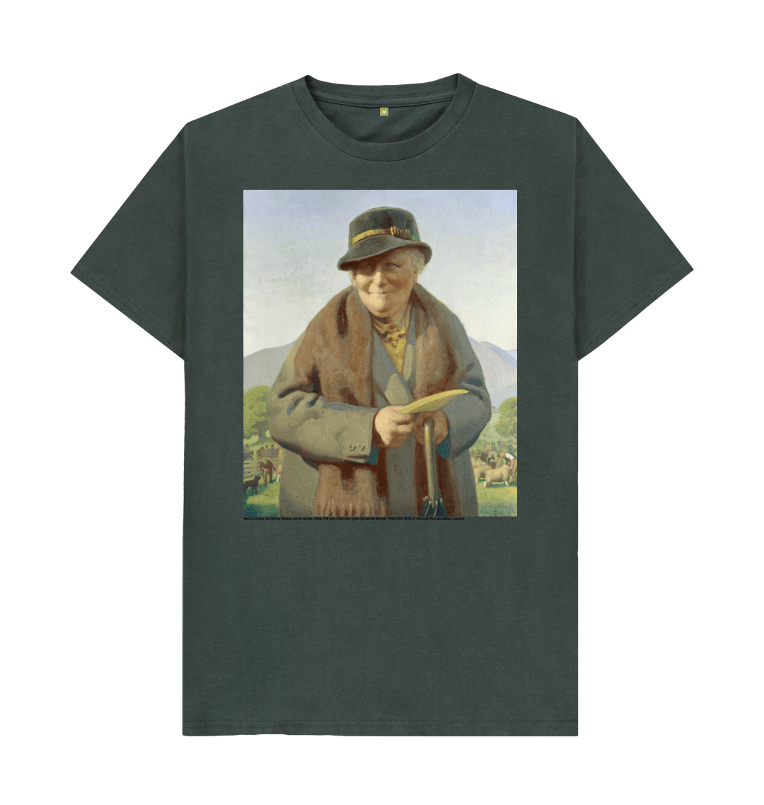 Dark grey printed t shirt front