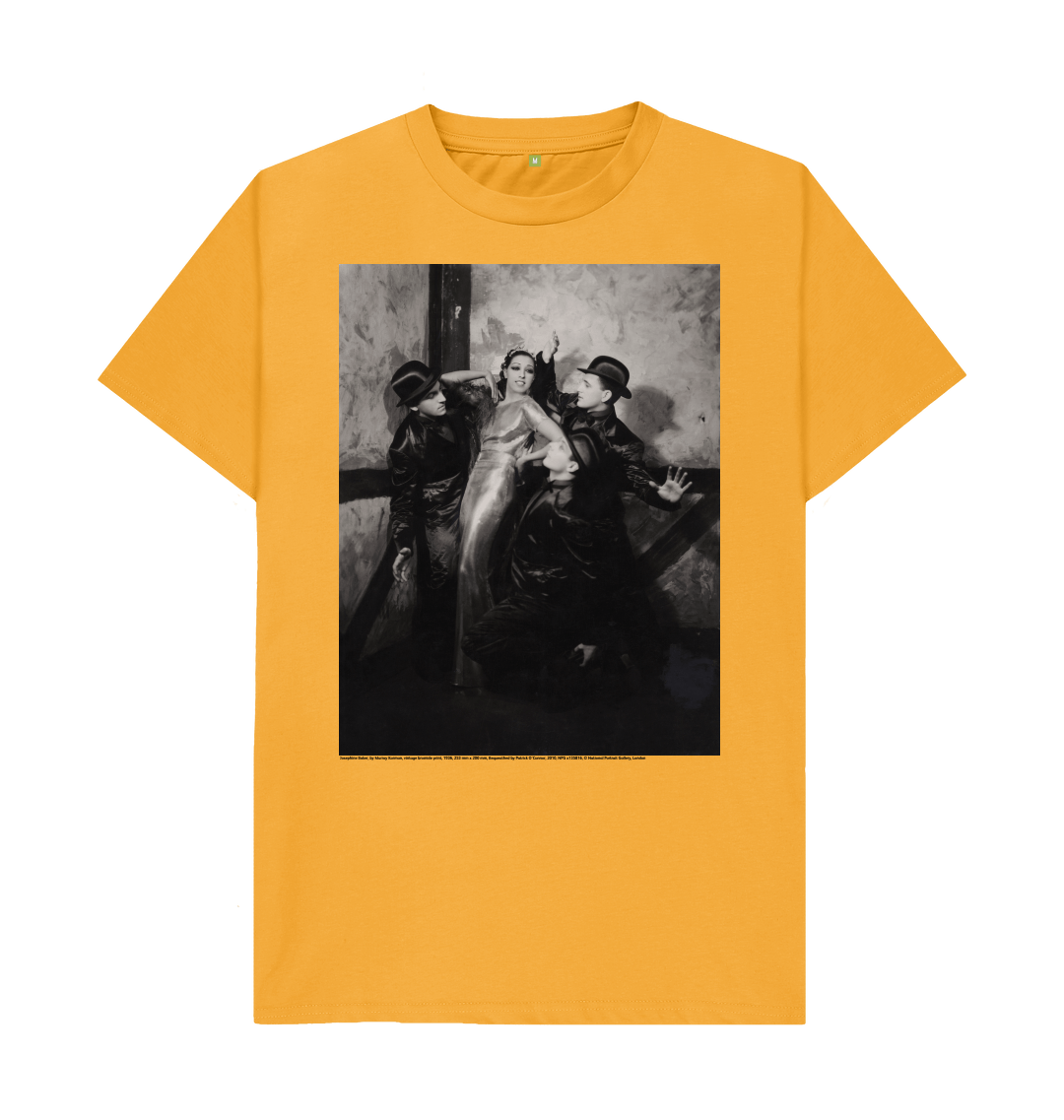 Mustard printed t shirt front
