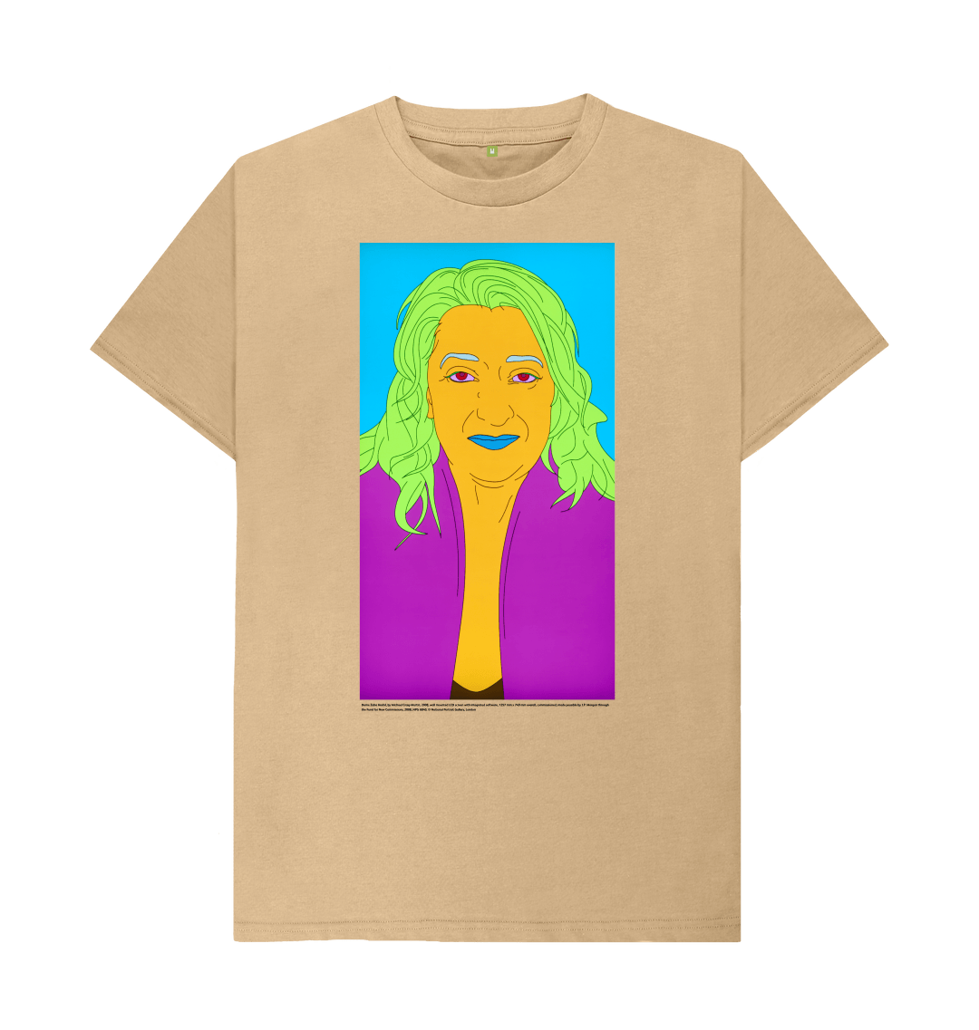 Sand printed t shirt front