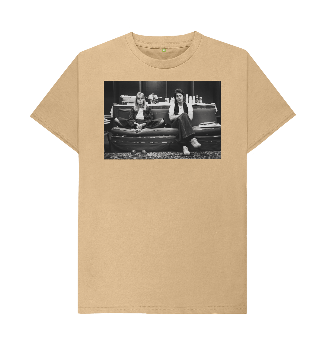 Sand printed t shirt front