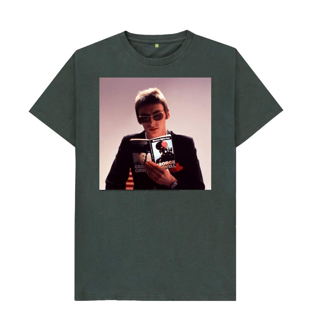 Dark grey printed t shirt front