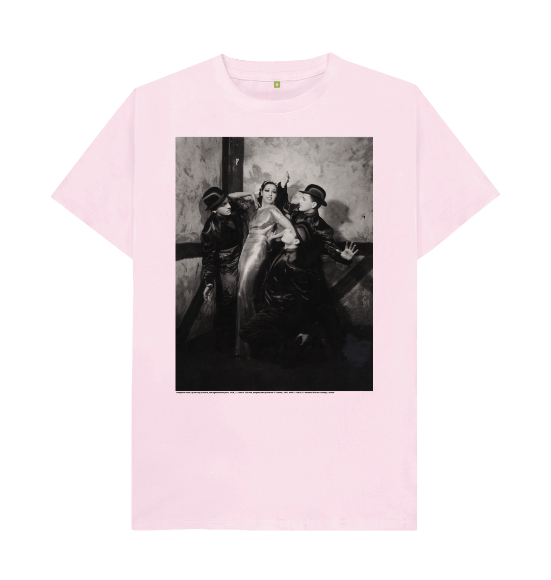 Pink printed t shirt front