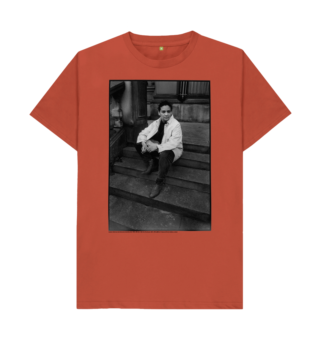Rust printed t shirt front