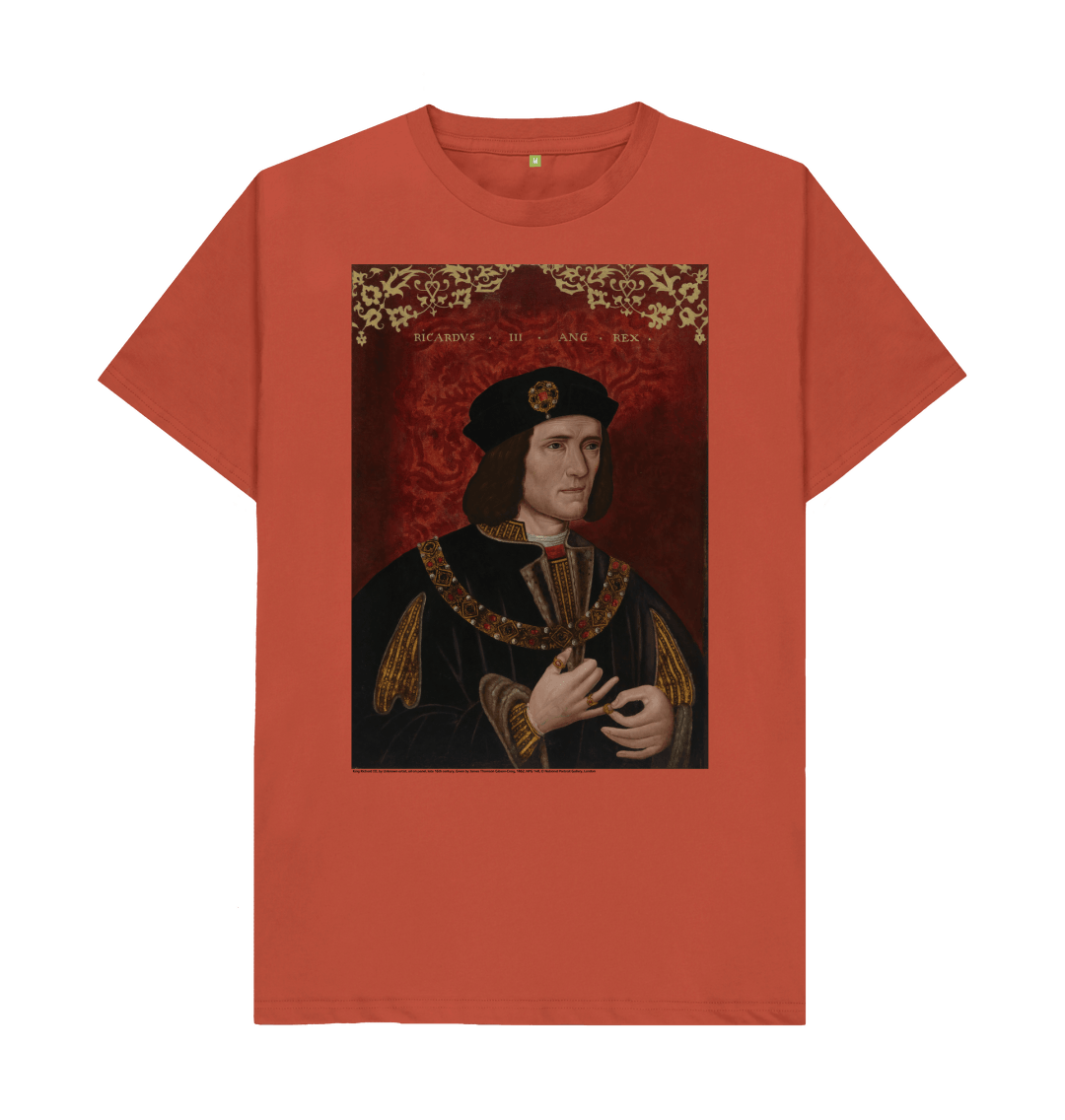 Rust printed t shirt front