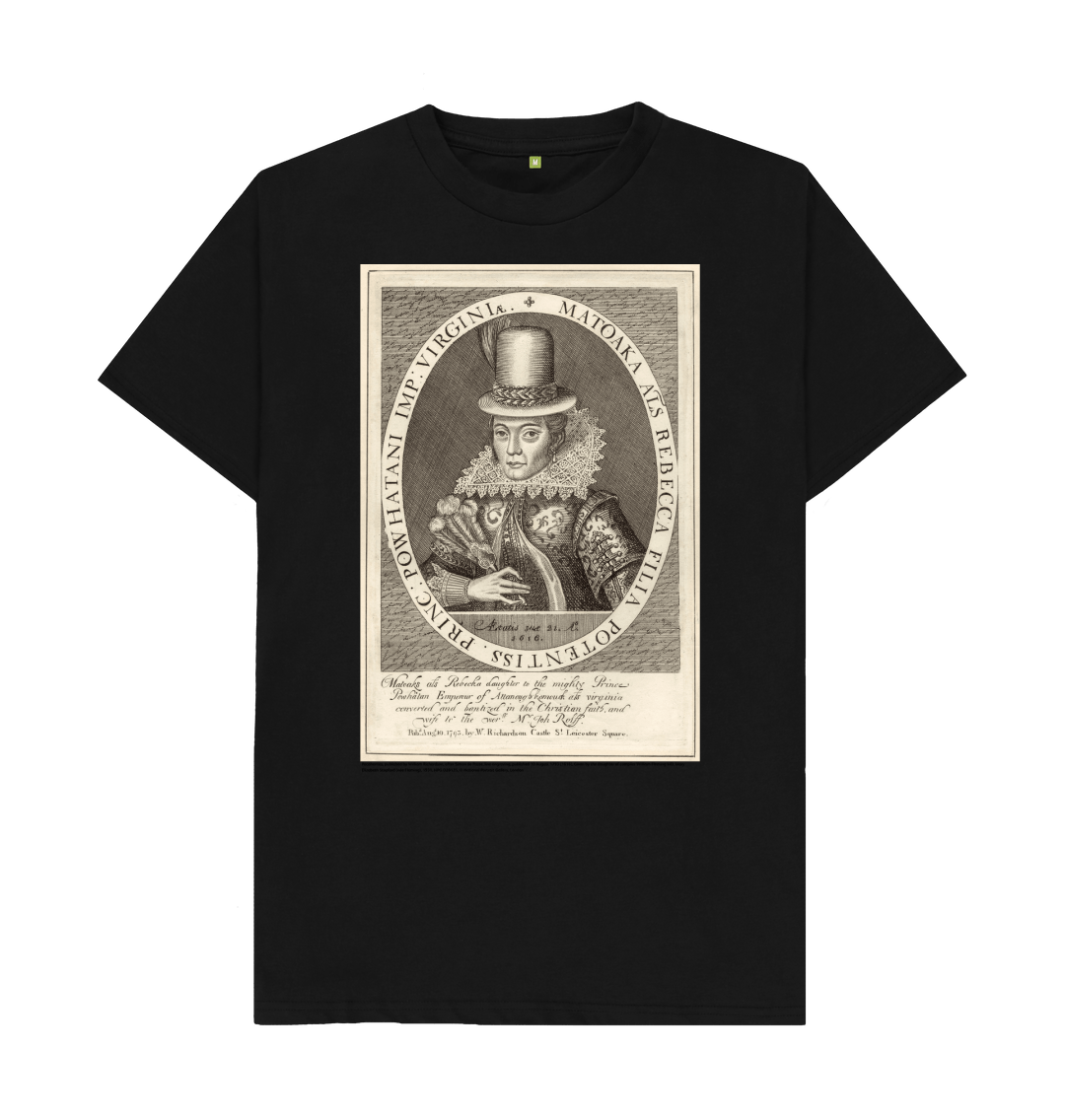 Black printed t shirt front