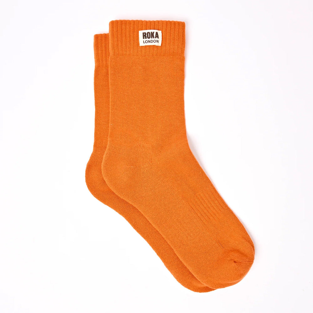 Wimbledon ankle socks burnt orange