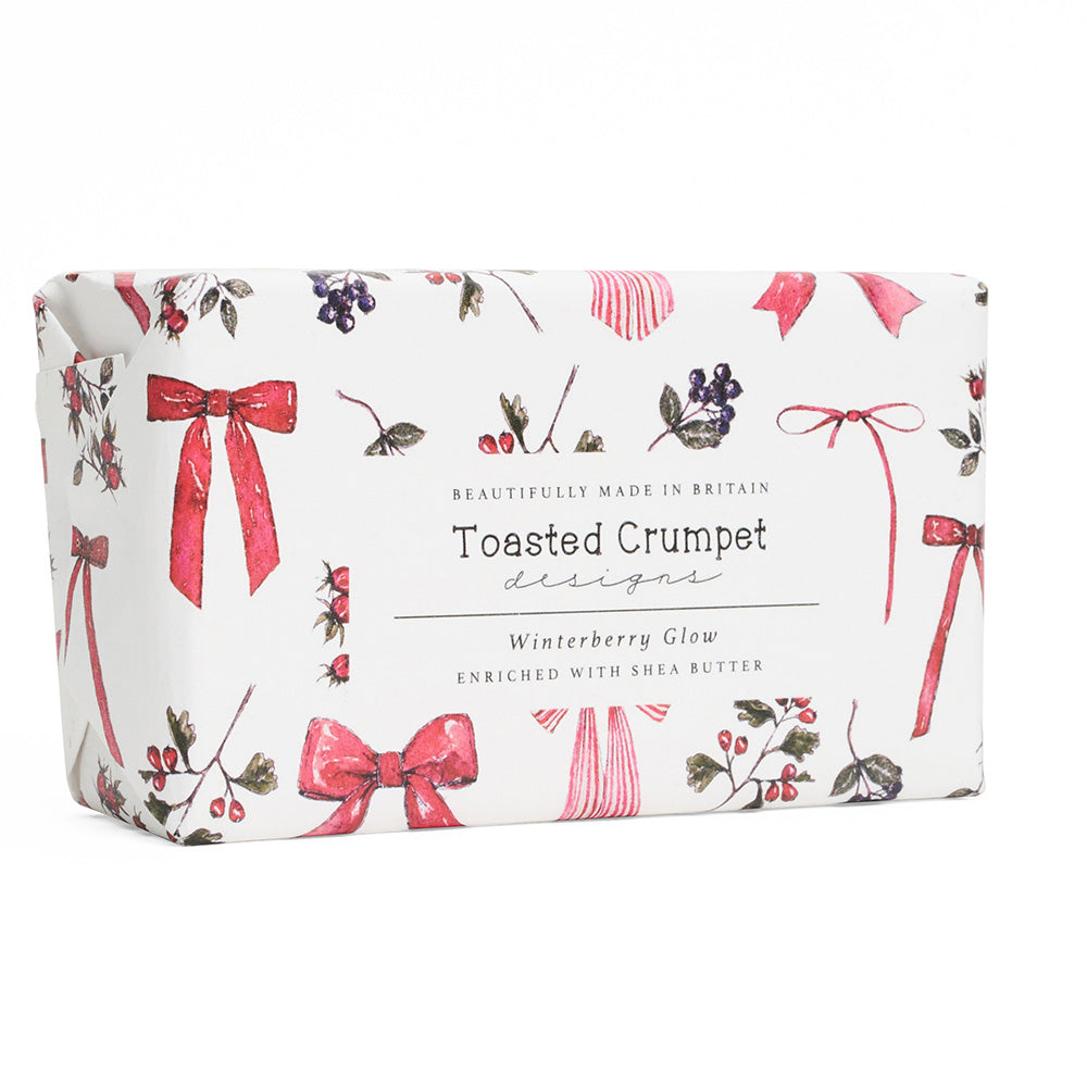 Winterberry glow soap side