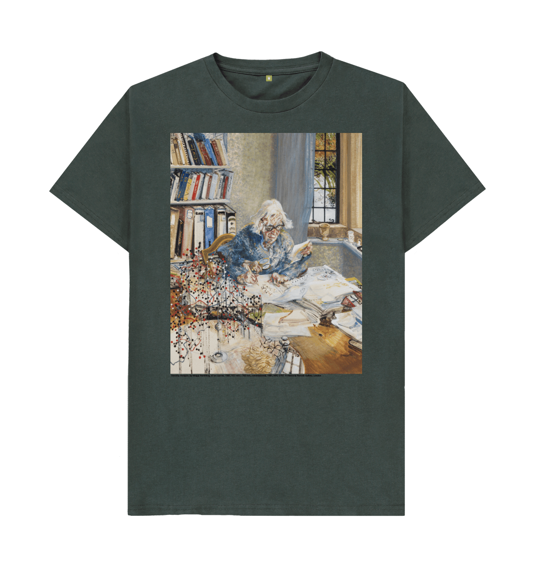 Dark grey printed t shirt front