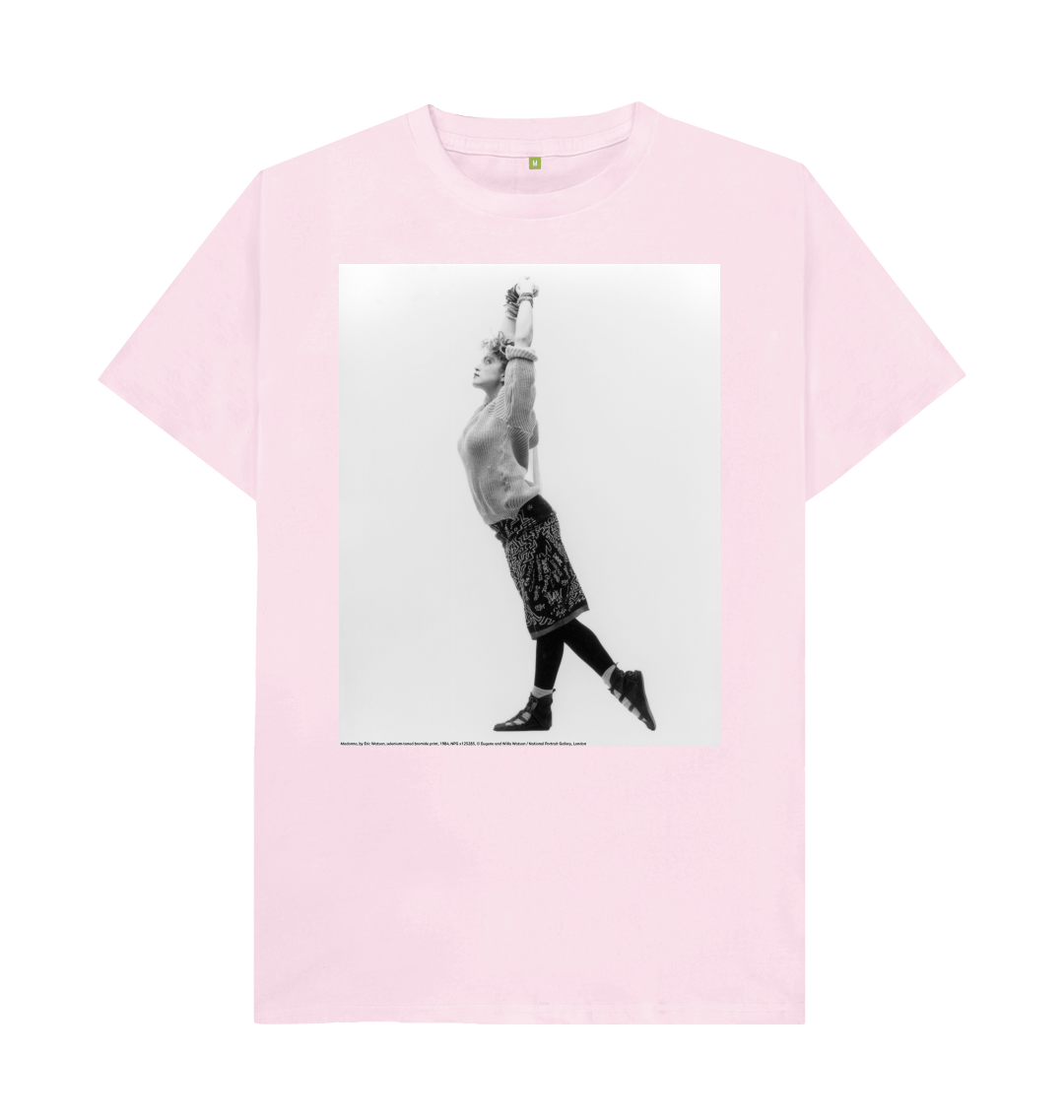 Pink printed t shirt front