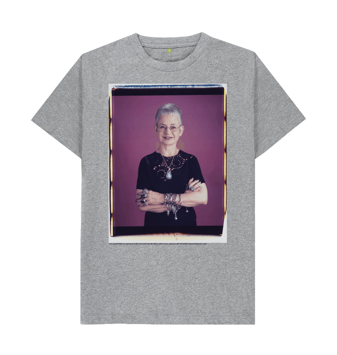 Athletic grey printed t shirt front