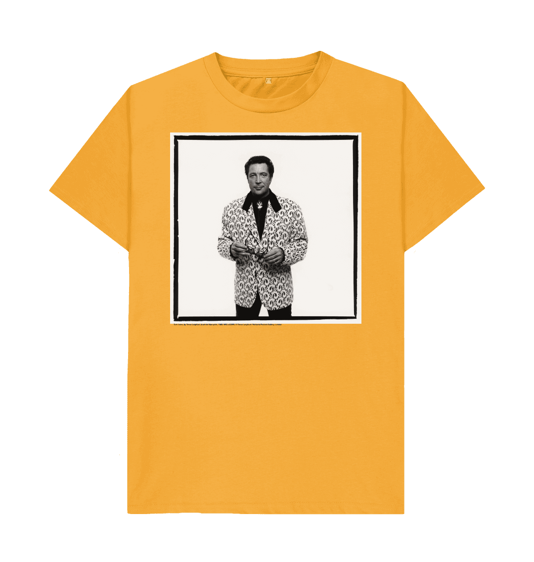 Mustard printed t shirt front
