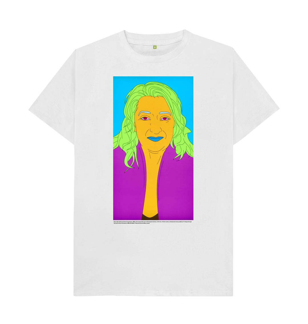 White printed t shirt front