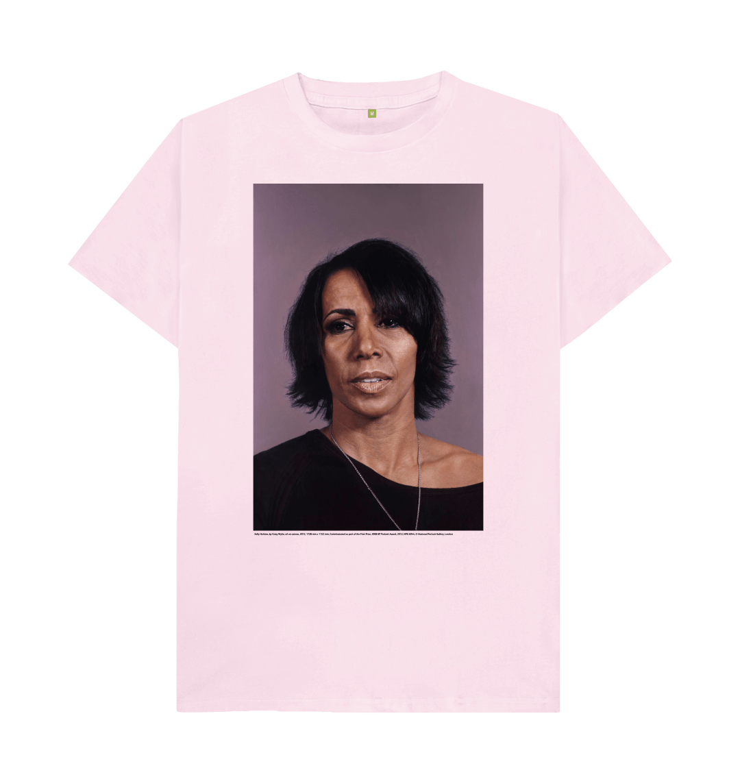 Pink printed t shirt front