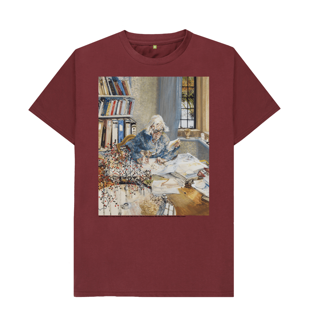 Red wine printed t shirt front