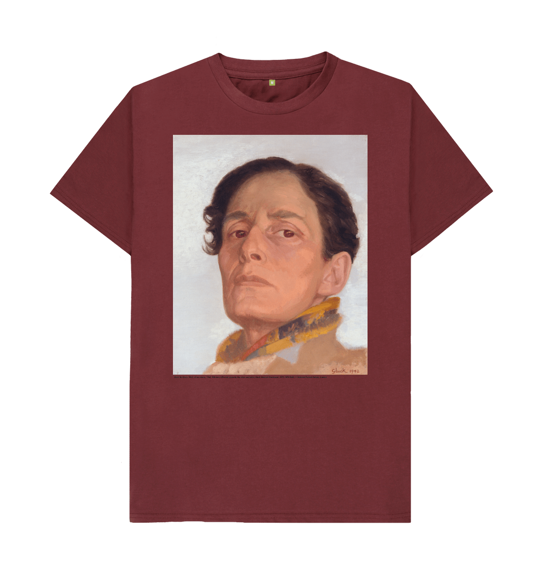 Red wine printed t shirt front
