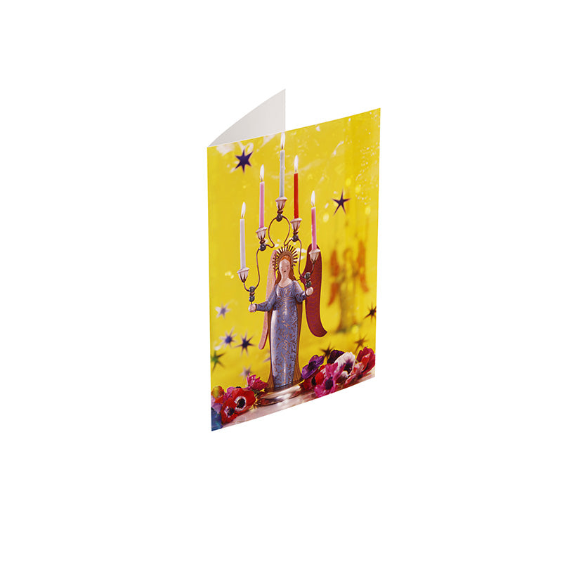 Yevonde christmas card angels burning candles