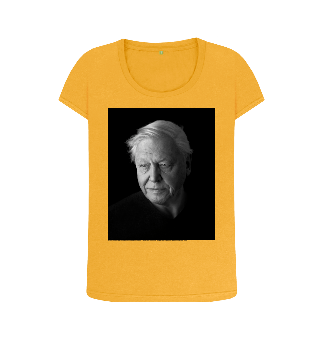 Mustard printed t shirt front