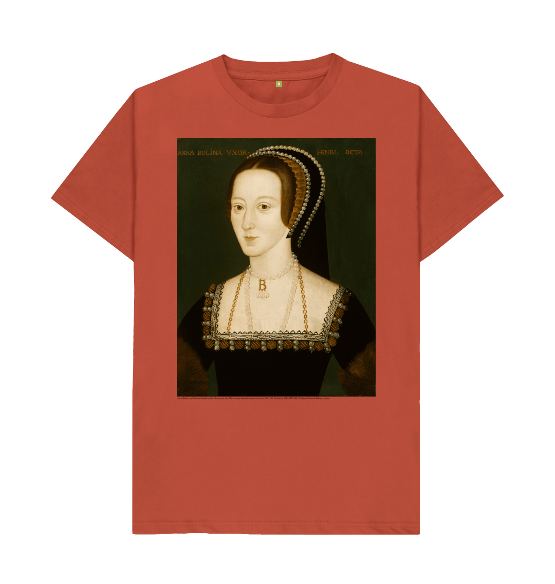 Rust printed t shirt front