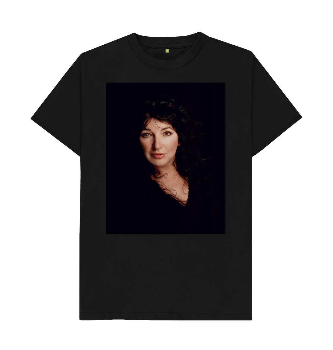 Black printed t shirt front