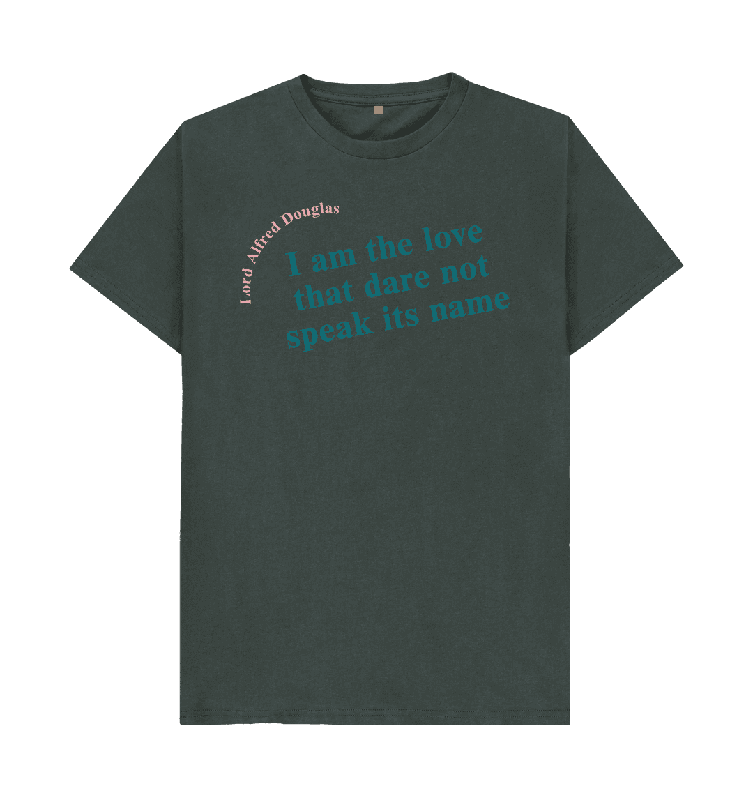 Dark grey printed t shirt front
