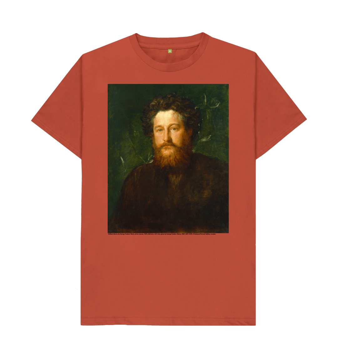 Rust printed t shirt front
