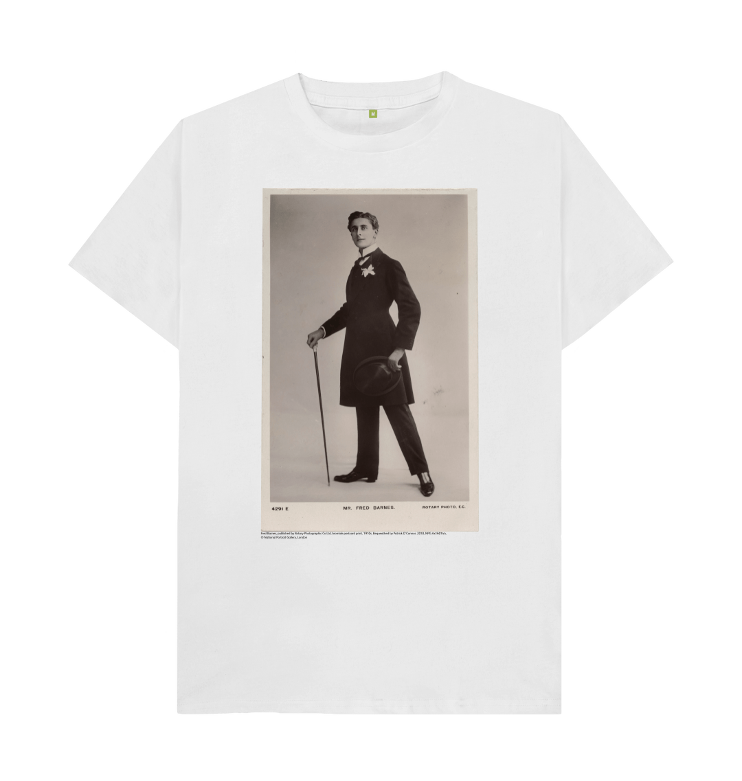 White printed t shirt front