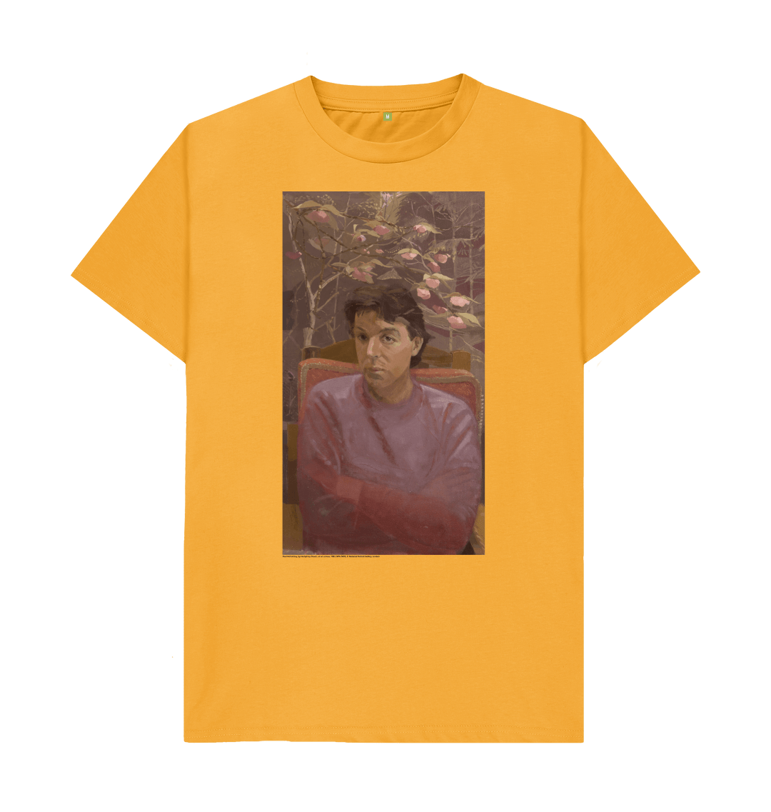 Mustard printed t shirt front